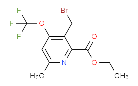 AM54151 | 1361920-58-2 | Ethyl 3-(bromomethyl)-6-methyl-4-(trifluoromethoxy)pyridine-2-carboxylate