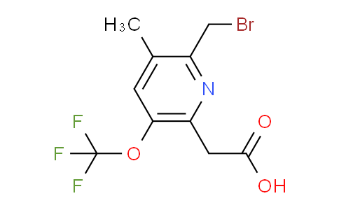 AM54153 | 1361872-59-4 | 2-(Bromomethyl)-3-methyl-5-(trifluoromethoxy)pyridine-6-acetic acid