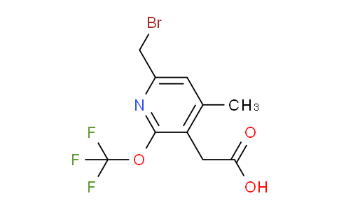 AM54156 | 1361804-52-5 | 6-(Bromomethyl)-4-methyl-2-(trifluoromethoxy)pyridine-3-acetic acid