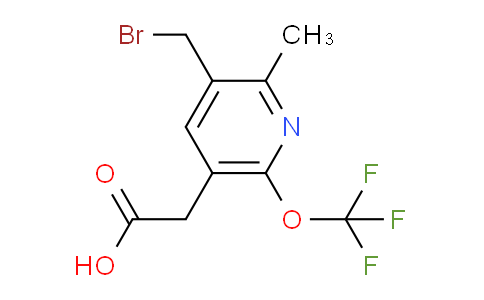 AM54160 | 1361789-41-4 | 3-(Bromomethyl)-2-methyl-6-(trifluoromethoxy)pyridine-5-acetic acid