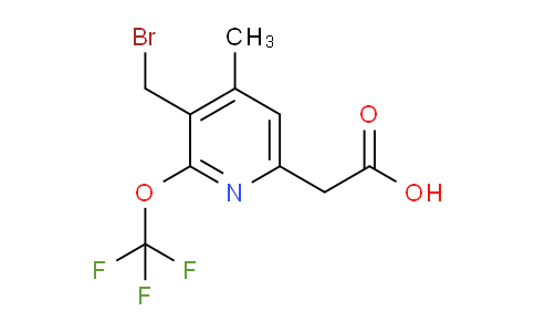 AM54162 | 1361872-72-1 | 3-(Bromomethyl)-4-methyl-2-(trifluoromethoxy)pyridine-6-acetic acid