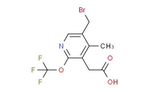 AM54164 | 1361735-61-6 | 5-(Bromomethyl)-4-methyl-2-(trifluoromethoxy)pyridine-3-acetic acid