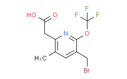 AM54165 | 1361920-69-5 | 3-(Bromomethyl)-5-methyl-2-(trifluoromethoxy)pyridine-6-acetic acid
