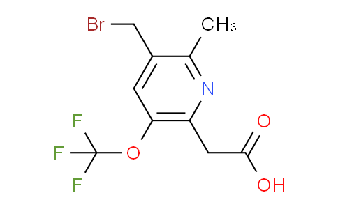 AM54167 | 1361770-19-5 | 3-(Bromomethyl)-2-methyl-5-(trifluoromethoxy)pyridine-6-acetic acid