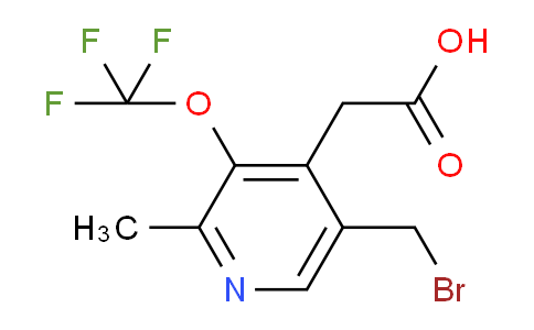 AM54174 | 1361789-37-8 | 5-(Bromomethyl)-2-methyl-3-(trifluoromethoxy)pyridine-4-acetic acid