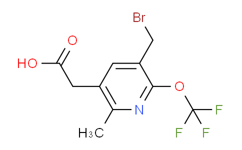 AM54176 | 1361755-52-3 | 3-(Bromomethyl)-6-methyl-2-(trifluoromethoxy)pyridine-5-acetic acid