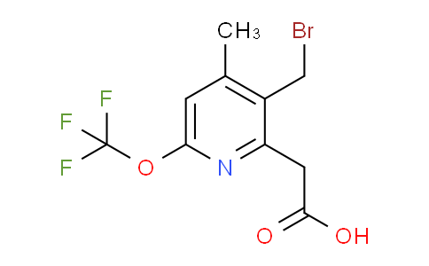 AM54178 | 1361815-69-1 | 3-(Bromomethyl)-4-methyl-6-(trifluoromethoxy)pyridine-2-acetic acid