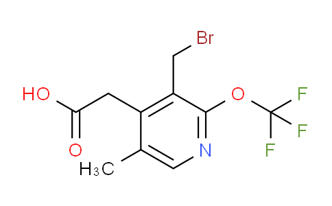 AM54179 | 1361898-49-8 | 3-(Bromomethyl)-5-methyl-2-(trifluoromethoxy)pyridine-4-acetic acid