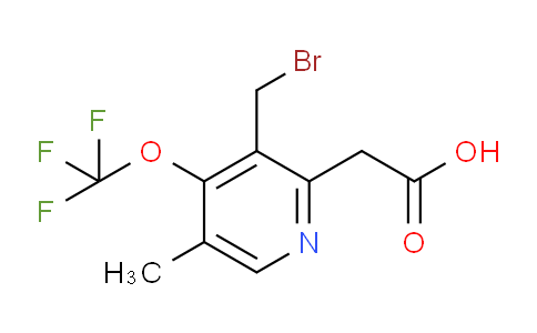 AM54180 | 1361804-67-2 | 3-(Bromomethyl)-5-methyl-4-(trifluoromethoxy)pyridine-2-acetic acid