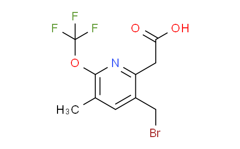 AM54181 | 1361788-37-5 | 3-(Bromomethyl)-5-methyl-6-(trifluoromethoxy)pyridine-2-acetic acid