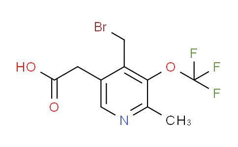 AM54182 | 1361755-43-2 | 4-(Bromomethyl)-2-methyl-3-(trifluoromethoxy)pyridine-5-acetic acid