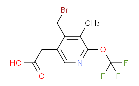 AM54183 | 1361898-54-5 | 4-(Bromomethyl)-3-methyl-2-(trifluoromethoxy)pyridine-5-acetic acid