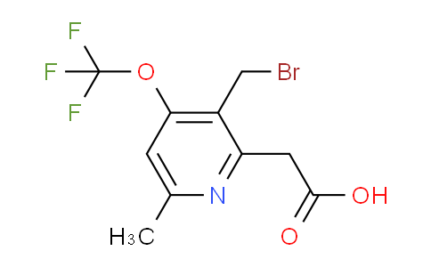AM54187 | 1361872-89-0 | 3-(Bromomethyl)-6-methyl-4-(trifluoromethoxy)pyridine-2-acetic acid