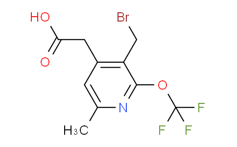 AM54188 | 1361898-58-9 | 3-(Bromomethyl)-6-methyl-2-(trifluoromethoxy)pyridine-4-acetic acid