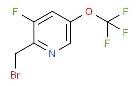 2-(Bromomethyl)-3-fluoro-5-(trifluoromethoxy)pyridine