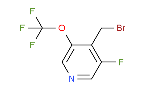 4-(Bromomethyl)-3-fluoro-5-(trifluoromethoxy)pyridine