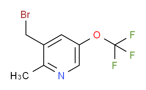 AM54351 | 1804545-27-4 | 3-(Bromomethyl)-2-methyl-5-(trifluoromethoxy)pyridine