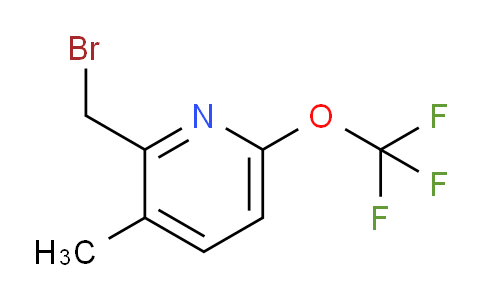 2-(Bromomethyl)-3-methyl-6-(trifluoromethoxy)pyridine