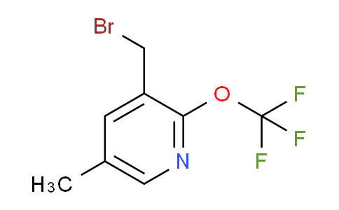 3-(Bromomethyl)-5-methyl-2-(trifluoromethoxy)pyridine