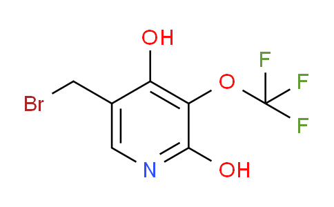5-(Bromomethyl)-2,4-dihydroxy-3-(trifluoromethoxy)pyridine