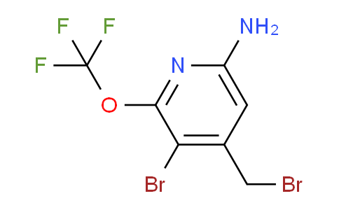 6-Amino-3-bromo-4-(bromomethyl)-2-(trifluoromethoxy)pyridine