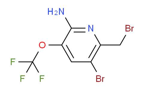 2-Amino-5-bromo-6-(bromomethyl)-3-(trifluoromethoxy)pyridine