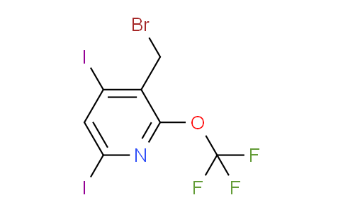 3-(Bromomethyl)-4,6-diiodo-2-(trifluoromethoxy)pyridine