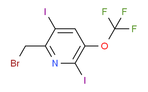 2-(Bromomethyl)-3,6-diiodo-5-(trifluoromethoxy)pyridine