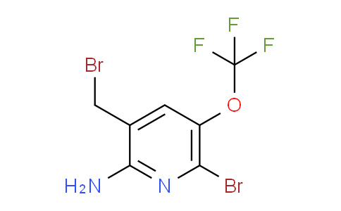2-Amino-6-bromo-3-(bromomethyl)-5-(trifluoromethoxy)pyridine