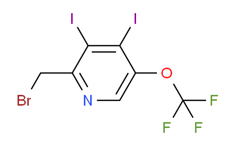 2-(Bromomethyl)-3,4-diiodo-5-(trifluoromethoxy)pyridine