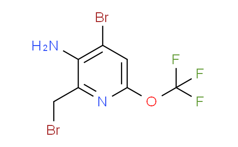 3-Amino-4-bromo-2-(bromomethyl)-6-(trifluoromethoxy)pyridine