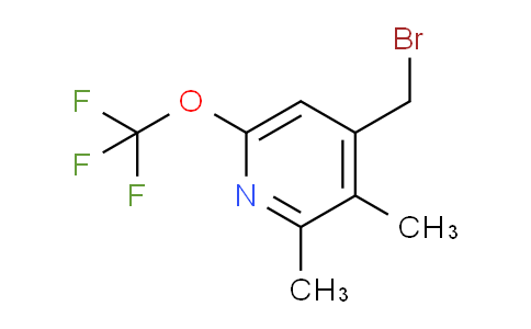 4-(Bromomethyl)-2,3-dimethyl-6-(trifluoromethoxy)pyridine