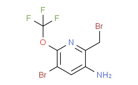 3-Amino-5-bromo-2-(bromomethyl)-6-(trifluoromethoxy)pyridine