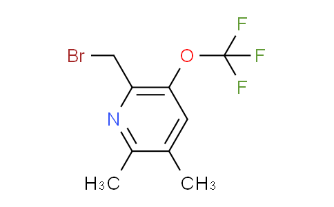 6-(Bromomethyl)-2,3-dimethyl-5-(trifluoromethoxy)pyridine