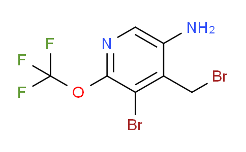 5-Amino-3-bromo-4-(bromomethyl)-2-(trifluoromethoxy)pyridine