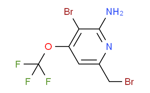 2-Amino-3-bromo-6-(bromomethyl)-4-(trifluoromethoxy)pyridine
