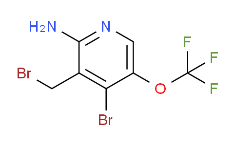 2-Amino-4-bromo-3-(bromomethyl)-5-(trifluoromethoxy)pyridine