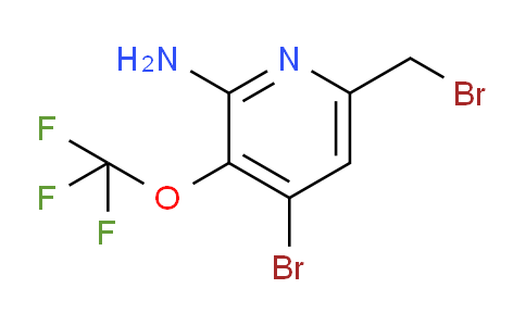 2-Amino-4-bromo-6-(bromomethyl)-3-(trifluoromethoxy)pyridine