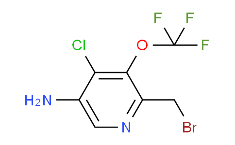 5-Amino-2-(bromomethyl)-4-chloro-3-(trifluoromethoxy)pyridine