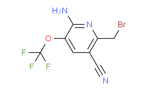 2-Amino-6-(bromomethyl)-5-cyano-3-(trifluoromethoxy)pyridine