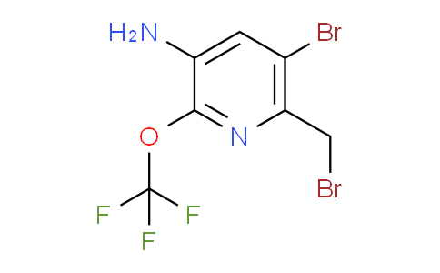 3-Amino-5-bromo-6-(bromomethyl)-2-(trifluoromethoxy)pyridine
