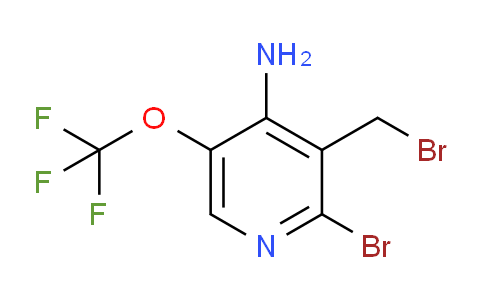 4-Amino-2-bromo-3-(bromomethyl)-5-(trifluoromethoxy)pyridine