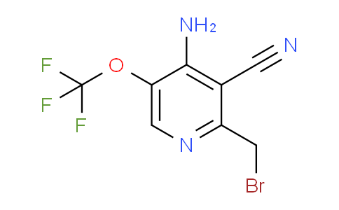 4-Amino-2-(bromomethyl)-3-cyano-5-(trifluoromethoxy)pyridine