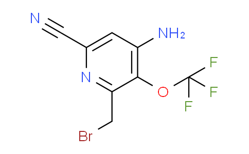 4-Amino-2-(bromomethyl)-6-cyano-3-(trifluoromethoxy)pyridine