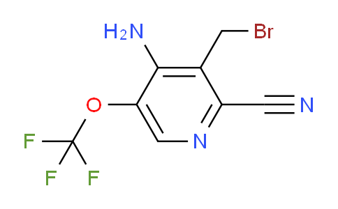 4-Amino-3-(bromomethyl)-2-cyano-5-(trifluoromethoxy)pyridine