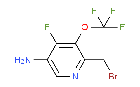 5-Amino-2-(bromomethyl)-4-fluoro-3-(trifluoromethoxy)pyridine