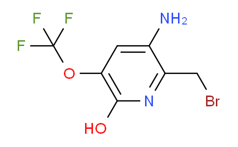 AM54741 | 1804588-22-4 | 3-Amino-2-(bromomethyl)-6-hydroxy-5-(trifluoromethoxy)pyridine