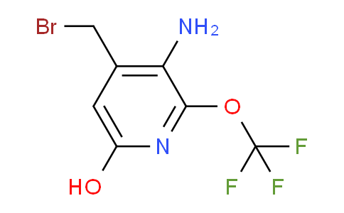 3-Amino-4-(bromomethyl)-6-hydroxy-2-(trifluoromethoxy)pyridine