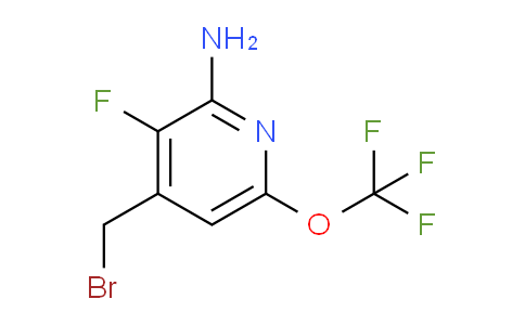 2-Amino-4-(bromomethyl)-3-fluoro-6-(trifluoromethoxy)pyridine