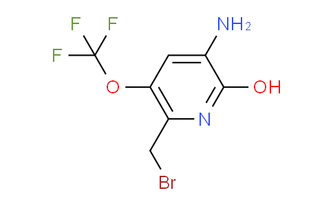 3-Amino-6-(bromomethyl)-2-hydroxy-5-(trifluoromethoxy)pyridine